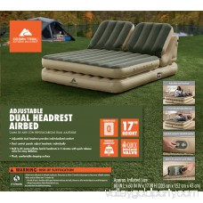 Ozark Trail Adjustable Dual Headrest Airbed Queen Size w/ Built-in Electric Pump 565906015